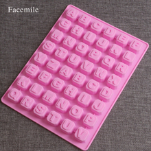 Facemile Alphabet Silicone Molds For Pastry Chocolate Fandant Cake Tools 03030 Gift 2024 - buy cheap