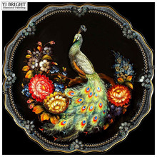 Full Square/Round Drill 5D DIY Diamond Painting"Peacock flower"3D Diamond Embroidery Cross Stitch Mosaic Home Decor Gift JCC 2024 - buy cheap