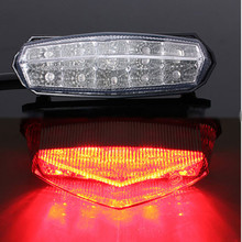 10 LED Universal Motorcycle ATV Rear Stop Tail Rear Stop Brake Light License Plate Lamp 2024 - buy cheap