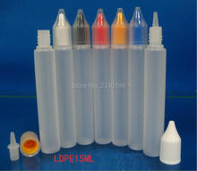 15ML 100pcs/lot Plastic Bottles E-cigarette E Juice E-Liquid Plastic Dropper Bottle, Pen Style Squeezable Needle Tip Package 2024 - buy cheap