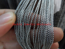 wholesale 50meter/Lot Stainless Steel  2mm/3mm/4mm Square Rolo Box Link Chain Jewelry Finding /Marking Chain DIY Necklace 2024 - buy cheap