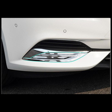 Для Buick Regal 2017 2 шт. Высокое качество ABS Хром Передняя фара противотуманная фара крышка отделка автомобильные Стайлинг Аксессуары 2024 - купить недорого