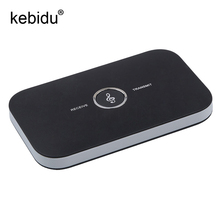 Kebidu receptor transmissor sem fio, bluetooth 5.0, com cabo de áudio 3.5mm, 2 em 1, adaptador de som de áudio duplo para tv e pc 2024 - compre barato