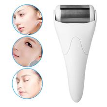 Ice Roller Massager Handheld Anti-wrinkles Face Skin Smooth Wrinkle Remove Stick Lifting Shrinking Pores Massage Device 2024 - buy cheap