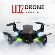 L102 preto mini rc zangão com câmera 720p 420p wifi fpv posicionamento de fluxo óptico inteligente siga gesto foto dobrável quadcopter 2024 - compre barato