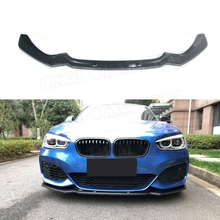 1 Series Carbon Fiber Front Lip For BMW F20 M Sport M135i M140i 2016 2017 2018 Car Head Bumper Chin Shovel Car Styling 2024 - buy cheap