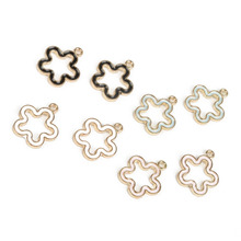 10pcs/lot 15mm Alloy Charm Flower Daisy Charms Pendant For Necklace Bracelet Keychain Making Jewelry Accessories 2024 - buy cheap