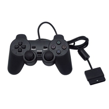 Black Wired Controller 1.8M Double Shock Remote joystick Gamepad Joypad for PlayStation 2 PS2 K5 2024 - buy cheap