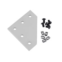 Placa de Unión exterior en forma de L, 90 grados, con tuercas de la serie M8 4040 T y combinación de tornillos hexagonales semiredondos M8x16mm 2024 - compra barato