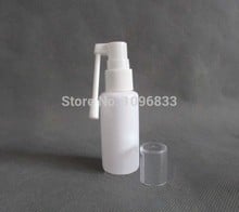 20ML Nasal Spray Bottle with Rotating Elephant Trunk, White Plastic Spray Bottle 20CC, Medical Liquid Packing Bottle,100PCS/Lot 2024 - buy cheap