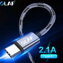 Olaf Type C Cable 3M 2M 1M Nylon Braided Fast Data Charging Cable For Samsung Huawei Xiaomi Oneplus USB Type C Mobile Phone Cord 2024 - buy cheap