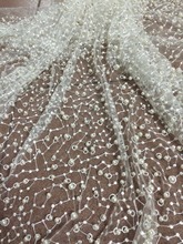 African tulle laces fabrics S-1116135 special Nigerian lace fabrics french lace fabric with beads 2024 - buy cheap