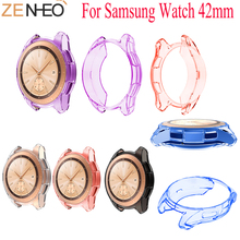 360 Degree TPU Protector Case Cover Shell For Samsung Galaxy Watch 42MM Protective Shell Cover frame For Galaxy Watch 42MM Cases 2024 - buy cheap