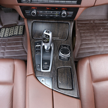 For BMW 5 Series F10 2014-2017 520li 525li 530li Oak Wood Grain ABS Center Console Gear Shift Panel Cover Trim Car Accessories 2024 - buy cheap