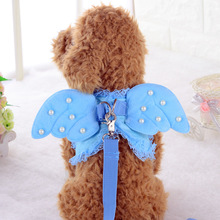 Pet Dog Walking Vest Harness Set Wings Angle Cute Leash For Dogs Small Pet Chest Strap Dog Leash For Small Dogs Accessories 2024 - buy cheap