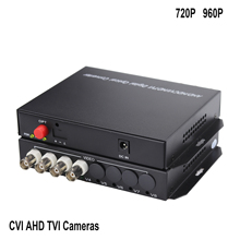 20KM AHD CVI TVI Video Fiber Optical Converter 4 CHannel HD 720P 960P Video Optical Transceiver 2024 - buy cheap