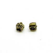 100pcs/lot A3336 anqtique bronze big hole bead  alloy charm bead fit jewelry making 9.5x8.5x9mm, 5mm hole wholesale 2024 - buy cheap