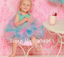 Fluffy Tutu Girl Skirt  Toddler Girls Pary Dance Skirt Costume Clothing Kids Wear Birthday Party Wear Tutus Candy Color 2024 - buy cheap