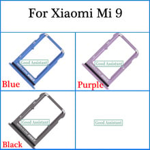 Для Xiaomi Mi 9/для Xiaomi Mi 9 Global Sim лоток держатель карты Micro SD слот части адаптер Sim-карты 2024 - купить недорого