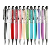 100pcs/lot stationery wholesale diamond pen gift business office signature pen crystal touch screen pen special offer 2024 - buy cheap