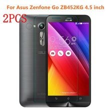 2PCS Tempered Glass For Asus Zenfone Go ZB452KG 4.5 inch Screen Protector protective film For ZB450KL Glass 2024 - buy cheap