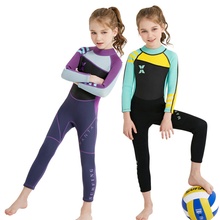 Kids Diving Suit 2.5MM Neoprene Wetsuit Children For Boys Girls Keep Warm One-piece Long Sleeves UV Protection Swimwear 2024 - buy cheap