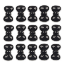 50Pcs Black Bowknot Resin Decoration Crafts Kawaii Bead Flatback Cabochon Scrapbook DIY Accessories Buttons 2024 - buy cheap