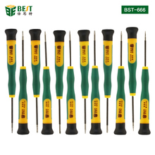 BST-666 12 In 1 Torx T2,T3,T4,T5,T6,T8,Phillips PH00,PH000,Pentalobe 5-Point 0.8,1.2,Slotted 2.0,Y2.5 Precision Screwdrivers Set 2024 - buy cheap