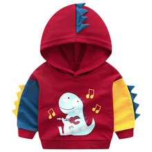 Children Cartoon Crocodile Cosplay Pullover Hoodie Jacket Classic Childrens Dinosaur Shape Long Sleeve Children's Hoodies Coat 2024 - buy cheap