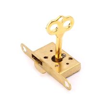 1Set Gold Lock Drawer Cabinet Wardrobe Cupboard Door Lock Antique Furniture Counter Drawer Locks With Key 2024 - buy cheap