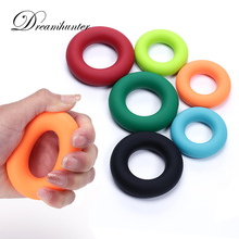 Strength Hand Grip Ring Silicone Protectable Finger Trainer Muscle Power Training Ring Exerciser Fitness Gym Wrist Hand Expander 2024 - buy cheap