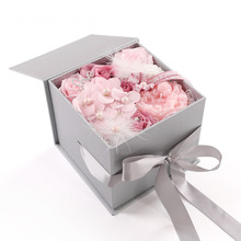 Мыло с цветком розы ангел День Святого Валентина подруга подарок на день рождения коробка Ароматические Купание искусственные розы цветы подарок 2024 - купить недорого