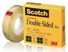 1x NEW 3M Scotch Double-Coated Tape 665 Double-Sided Roll 12.7mm*22.8M Free Shipping with tracking number 2024 - buy cheap