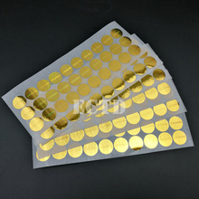 1000Pcs Hologram Original Sealing Sticker Wterproof Tamper Proof  Gold Color Round Shape 15mm Diameter 2024 - купить недорого