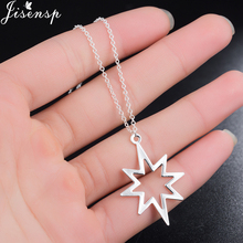 Jisensp Bohemian Style Geometric Hallow Star Necklace for Girls Long Chain Choker Necklaces Jewelry Gifts Collar Colar 2024 - buy cheap