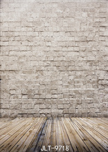 Fondo fotográfico de pared de ladrillo para estudio fotográfico, telón de fondo de vinilo 3D de suelo de madera estilo juvenil, color marrón y gris 2024 - compra barato