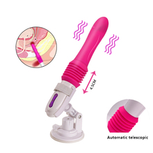 Vibrador automático para estimulação do ponto g, brinquedos sexuais para mulheres, estimulador de clitóris, massagem vaginal, com suporte 2024 - compre barato