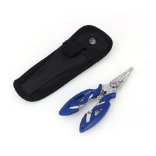 4.9" Stainless Steel Fishing Pliers Scissors Line Cutter Remove Hook Tackle Tool Kits Accessories Outdoor Black/ Blue/ Red Color 2024 - buy cheap