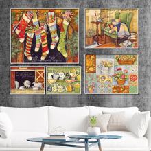 Home Decoration Print Canvas Wall Art Picture Living-room Paintings Oil Unframed Drawings Country things Pumpkin Fruit Sheep 2024 - buy cheap