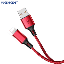 50cm 1m 2m 3m Data USB Charger Cable For iPhone 6 s 6s 7 8 Plus Xs Max XR X 10 5s iPad Nylon Fast Charging Origin Long Wire Cord 2024 - buy cheap