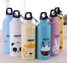 150PCS 500ML Bicycle Cute Cartoon Pattern Aluminum Water Bottle Sport kettle gym run water bottle mountaineering bottle 2024 - buy cheap