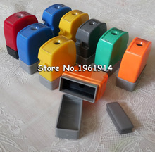 Free Shipping 10Pcs Rectangle 3313mm Holder plus Rubber Pad for Photosensitive Portrait Flash Stamp Machine 2024 - buy cheap
