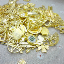 Hot 150-450 pattern Fashion Charms Mixed 500g Gold Plated Metal Alloy  Pendants DIY Jewelry Accessories 2024 - buy cheap