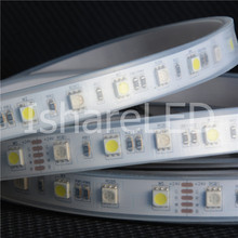 5m DC24V 60 Leds/m FPCB WHITE&BLACK 5050 RGBCW COOL WHITE IP67 LED STRIP 2024 - buy cheap