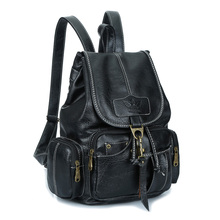 Vintage School Bags Women Backpack for Teenage Girls mochila Bagpack High Quality Leather Backpacks Female Shoulder Travel Bag 2024 - buy cheap