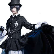 Ciel Phantomhive Cos-vestido de Anime japonés para fiesta de Halloween, disfraz de Anime para hombre y mujer, Butler negro, Kuroshitsuji 2024 - compra barato