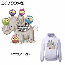 ZOTOONE Patches for Clothing Cute Animal Heat Transfer DIY Accessory Decoration Iron on Patches Beaded Applique Clothes T Shirt 2024 - buy cheap