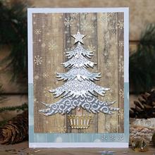 Mmao Crafts Metal Steel Cutting Dies Big Christmas tree Stencil For DIY Scrapbooking Paper/photo Cards Embossing Dies 2024 - buy cheap