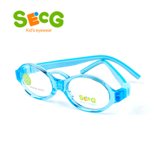 SECG Soft Flexible Kids Frame Toddler Baby Silicone Children Frame Sight Myopia Amblyopia Diopter Eyeglasses Oculos Gafas 2024 - buy cheap
