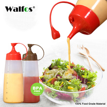WALFOS-botella de plástico para ensalada, salsa, Salsa, salsa, aceite y miel 2024 - compra barato